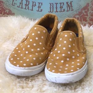 Yellow Polkadot shoes